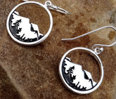 Sterling Silver MountainEarrings